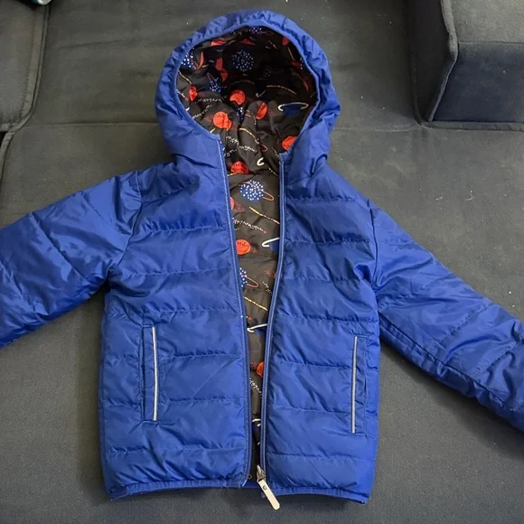 Hanna Andersson Reversible Puffer Jacket - Picture 2 of 3